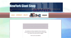 Desktop Screenshot of newyorkgiantshop.blogspot.com
