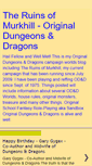 Mobile Screenshot of originaldungeons-and-dragons.blogspot.com