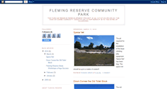 Desktop Screenshot of flemingreservecommunityplayspace.blogspot.com