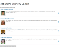 Tablet Screenshot of msbquarterly.blogspot.com
