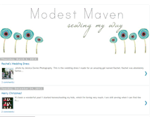 Tablet Screenshot of modestmaven.blogspot.com