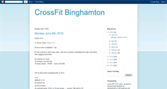 Desktop Screenshot of binghamtoncrossfit.blogspot.com