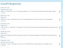 Tablet Screenshot of binghamtoncrossfit.blogspot.com
