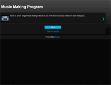 Tablet Screenshot of musicmakingprogram.blogspot.com