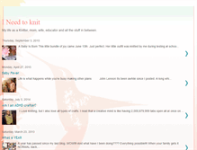 Tablet Screenshot of ineedtokknit.blogspot.com