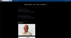 Desktop Screenshot of anatomyofthelonely.blogspot.com