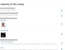Tablet Screenshot of anatomyofthelonely.blogspot.com