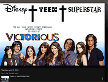 Tablet Screenshot of disneyteensuperstar.blogspot.com