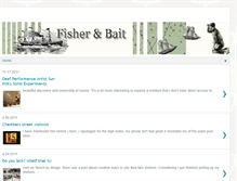 Tablet Screenshot of fisherandbait.blogspot.com