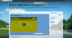Desktop Screenshot of makevrndavanvillages.blogspot.com