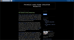 Desktop Screenshot of phineasandferbcreatorwebsite.blogspot.com