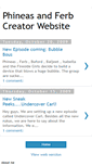 Mobile Screenshot of phineasandferbcreatorwebsite.blogspot.com