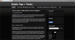 Desktop Screenshot of diablotricks.blogspot.com