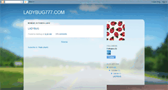 Desktop Screenshot of ladybug777com-ladybug.blogspot.com