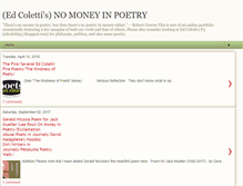 Tablet Screenshot of edwardcolettispoetryblog.blogspot.com