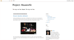 Desktop Screenshot of project-housewife.blogspot.com