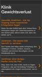Mobile Screenshot of klinikgewichtsverlust.blogspot.com