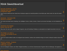 Tablet Screenshot of klinikgewichtsverlust.blogspot.com