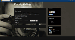 Desktop Screenshot of eternitycallsus.blogspot.com