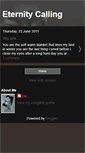 Mobile Screenshot of eternitycallsus.blogspot.com