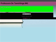 Tablet Screenshot of professoracristinatga.blogspot.com