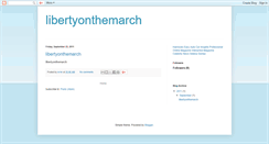 Desktop Screenshot of libertyonthemarch.blogspot.com