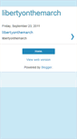 Mobile Screenshot of libertyonthemarch.blogspot.com