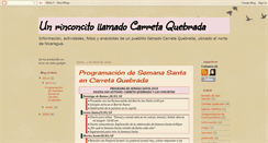 Desktop Screenshot of carretaquebrada.blogspot.com