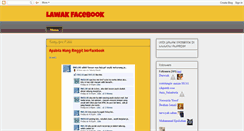 Desktop Screenshot of lawak-facebook.blogspot.com
