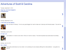 Tablet Screenshot of adventuresofscottcarolina.blogspot.com