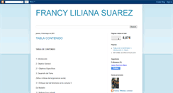 Desktop Screenshot of francylilianasuarez.blogspot.com