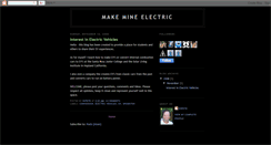 Desktop Screenshot of makemineelectric.blogspot.com