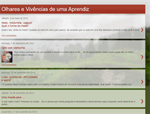 Tablet Screenshot of olharesevivenciasdeumaprendiz.blogspot.com