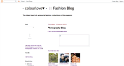 Desktop Screenshot of colour--love.blogspot.com