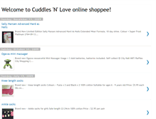 Tablet Screenshot of cuddlesnlove.blogspot.com