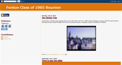 Desktop Screenshot of fentonclassof1965reunion.blogspot.com