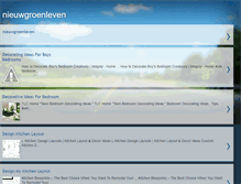Tablet Screenshot of nieuwgroenleven.blogspot.com