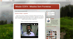 Desktop Screenshot of missaosemfronteira.blogspot.com