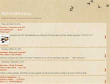 Tablet Screenshot of myhealth-matters.blogspot.com