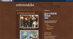 Desktop Screenshot of estrenoskike3.blogspot.com