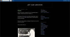 Desktop Screenshot of jetcararchive.blogspot.com