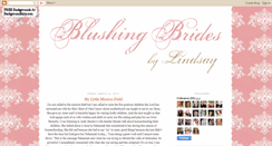 Desktop Screenshot of blushingbridesbylindsay.blogspot.com