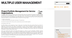 Desktop Screenshot of multipleusermanagement.blogspot.com