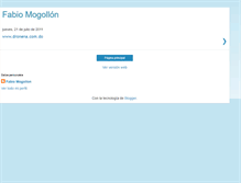 Tablet Screenshot of fabiomogollon.blogspot.com