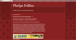 Desktop Screenshot of phelpsfollies.blogspot.com