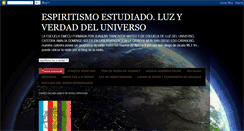 Desktop Screenshot of espiritismoestudiado.blogspot.com