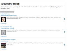 Tablet Screenshot of informasianyar.blogspot.com