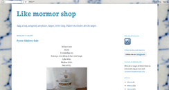 Desktop Screenshot of likemormorshop.blogspot.com
