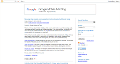 Desktop Screenshot of googlemobileads.blogspot.com