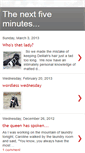 Mobile Screenshot of nextfiveminutes.blogspot.com